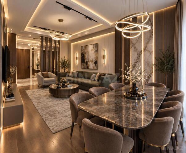 İcarəyə verilir 3 otaqlı yeni tikili 140 m², Şah İsmayıl Xətai m., photo 1 from 19