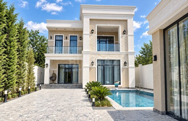 Satılır 4 otaqlı həyət evi/bağ evi 200 m², Mərdəkan q., photo 1 from 19