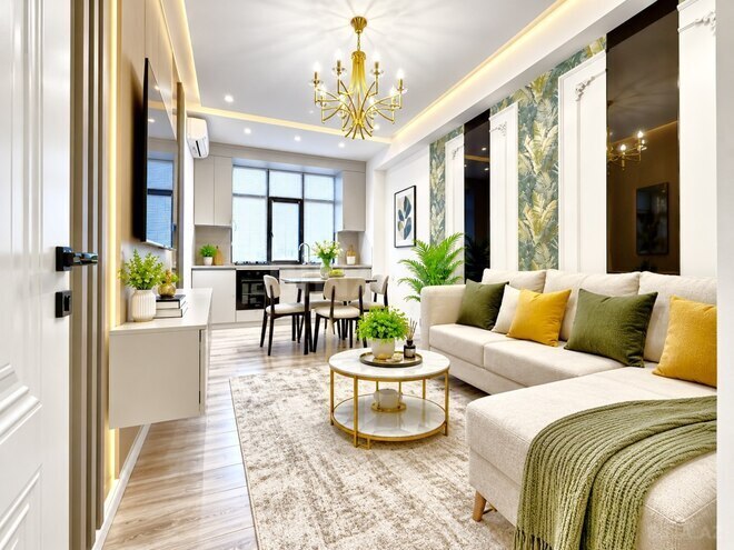 Satılır 2 otaqlı yeni tikili 46 m², Qara Qarayev m., photo 4 from 10