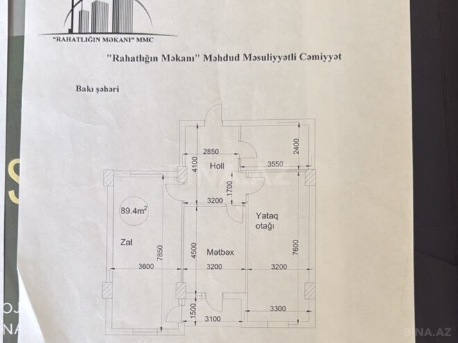 Satılır 2 otaqlı yeni tikili 90 m², Qara Qarayev m., photo 14 from 15