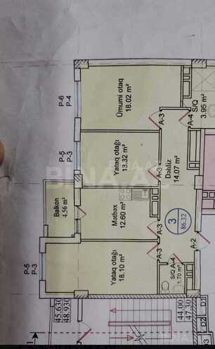 Satılır 3 otaqlı yeni tikili 87 m², Qara Qarayev m., photo 10 from 12