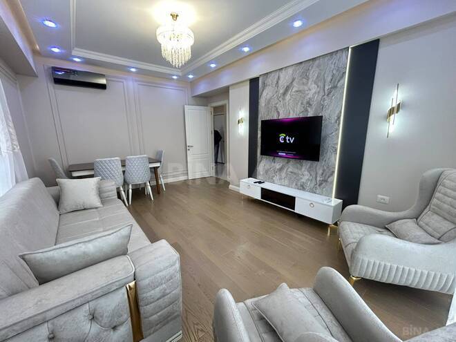 İcarəyə verilir 3 otaqlı yeni tikili 100 m², Bakmil m., photo 1 from 17
