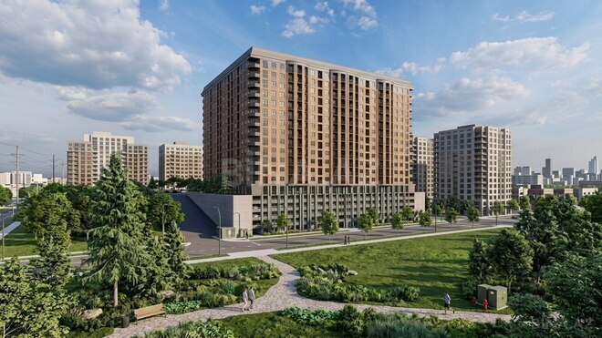 Продаётся 1-комн. новостройка 61.7 м², м. Иншаатчылар, photo 4 from 10