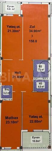 Satılır 3 otaqlı yeni tikili 158 m², Gənclik m., photo 24 from 26