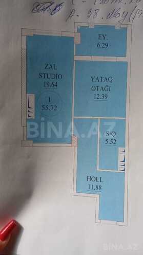 Satılır 2 otaqlı yeni tikili 55 m², Böyükşor q., photo 5 from 6