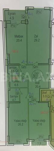 Satılır 3 otaqlı yeni tikili 139 m², 28 May m., photo 3 from 6