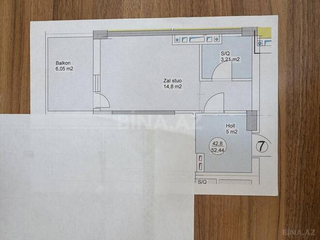 Satılır 1 otaqlı yeni tikili 45 m², Gənclik m., photo 3 from 6