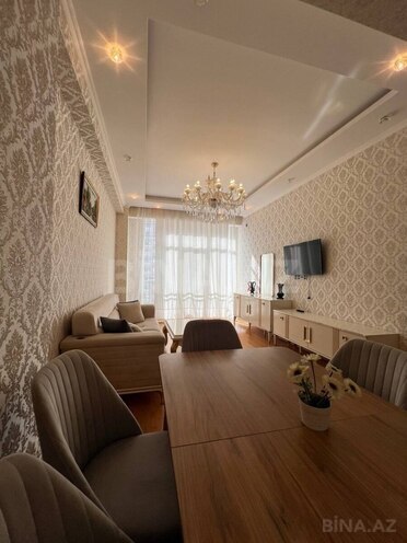İcarəyə verilir 3 otaqlı yeni tikili 110 m², İnşaatçılar m., photo 1 from 17