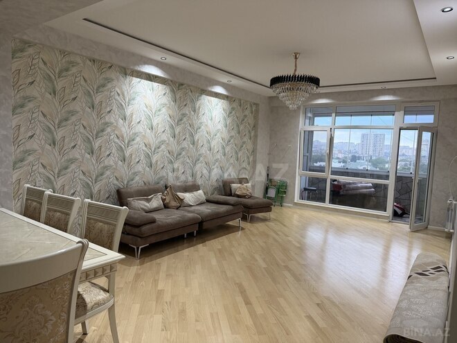 İcarəyə verilir 3 otaqlı yeni tikili 128 m², Qara Qarayev m., photo 3 from 15