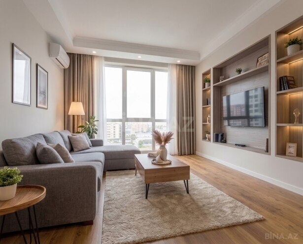 Сдаётся 3-комн. новостройка 128 м², м. Низами, photo 1 from 8