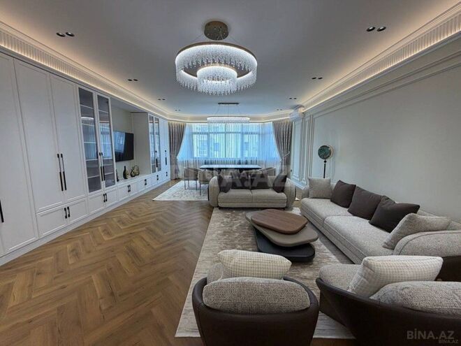 İcarəyə verilir 3 otaqlı yeni tikili 140 m², 8 Noyabr m., photo 1 from 23