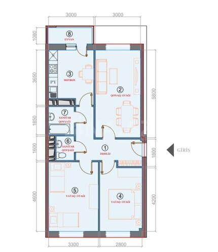 Продаётся 3-комн. новостройка 77 м², пос. Говсан, photo 10 from 12