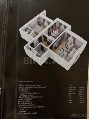 Satılır 2 otaqlı yeni tikili 97 m², Şah İsmayıl Xətai m., photo 3 from 15