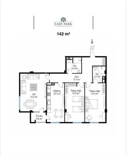 Продаётся 3-комн. новостройка 142 м², м. 28 мая, photo 6 from 11