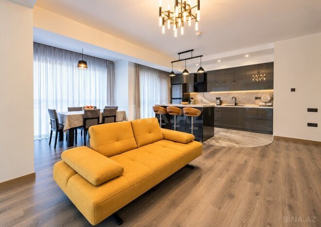 İcarəyə verilir 3 otaqlı yeni tikili 130 m², Şah İsmayıl Xətai m., photo 3 from 10