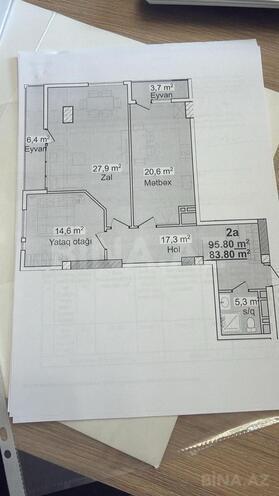 Satılır 2 otaqlı yeni tikili 96 m², 20 Yanvar m., photo 8 from 11