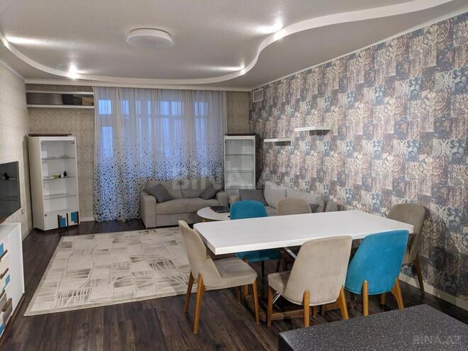 İcarəyə verilir 3 otaqlı yeni tikili 135 m², Nizami m., photo 1 from 14