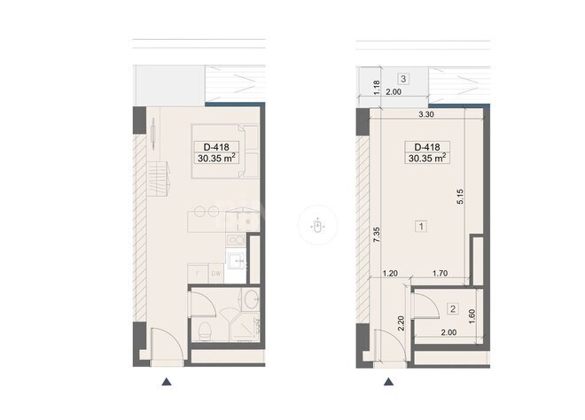 Продаётся 1-комн. новостройка 30 м², пос. Sea Breeze, photo 8 from 9