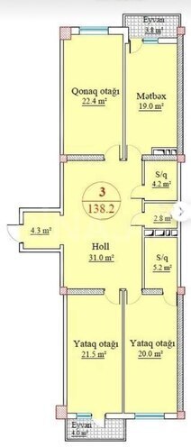 Продаётся 3-комн. новостройка 140 м², пос. Ази Асланова, photo 5 from 15