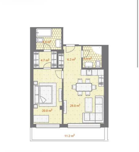 Satılır 2 otaqlı yeni tikili 104 m², Sea Breeze q., photo 5 from 6