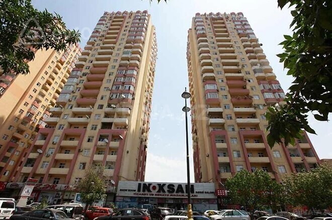 Сдается 3-комн. новостройка 100 м², м. Иншаатчылар, photo 1 from 10