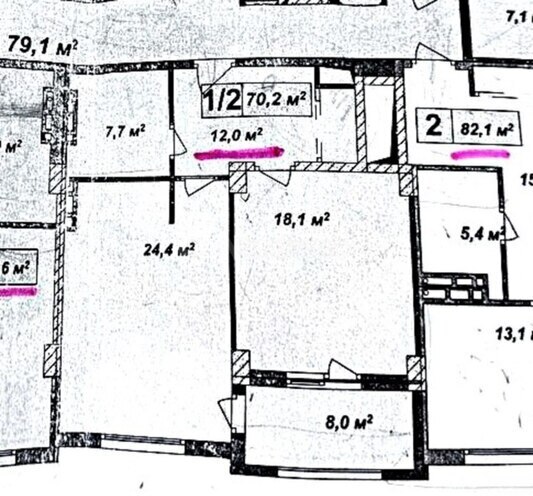 Продаётся 2-комн. новостройка 70.2 м², м. Кара Караев, photo 8 from 9