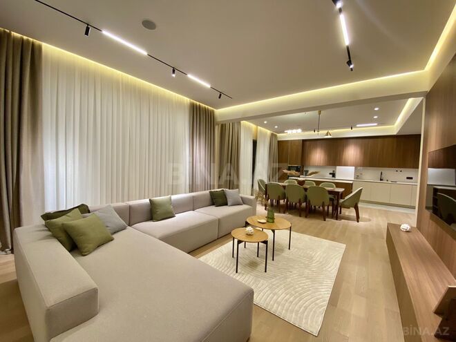 İcarəyə verilir 3 otaqlı yeni tikili 150 m², Ağ şəhər q., photo 1 from 18