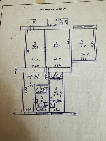 Satılır 3 otaqlı köhnə tikili 85 m², Sahil m., photo 25 from 27