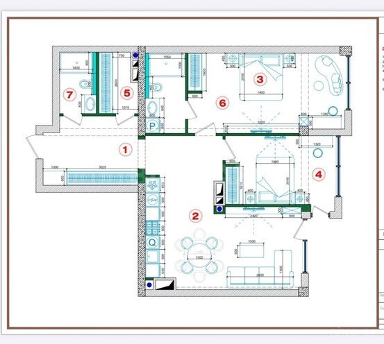 Сдается 3-комн. новостройка 100 м², м. 28 мая, photo 20 from 21