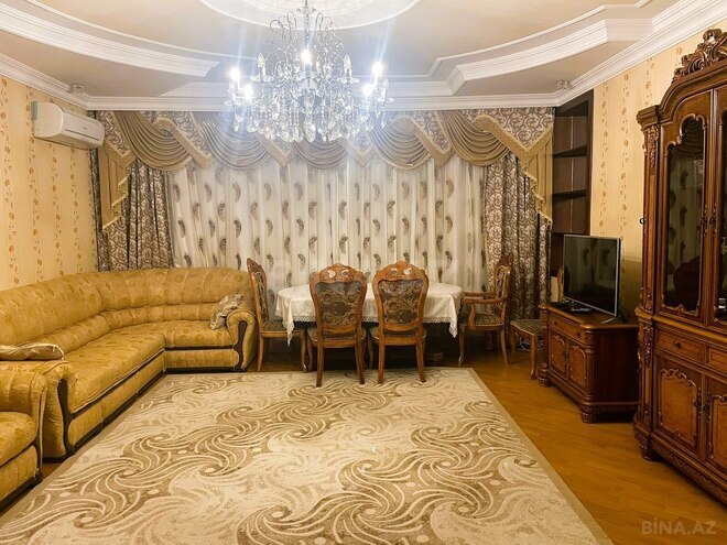 İcarəyə verilir 3 otaqlı yeni tikili 140 m², Şah İsmayıl Xətai m., photo 1 from 15