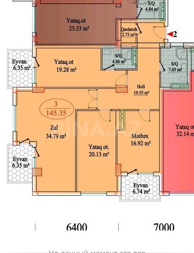 Satılır 3 otaqlı yeni tikili 145.3 m², Koroğlu m., photo 12 from 14