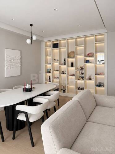 İcarəyə verilir 4 otaqlı yeni tikili 140 m², Ağ şəhər q., photo 1 from 21