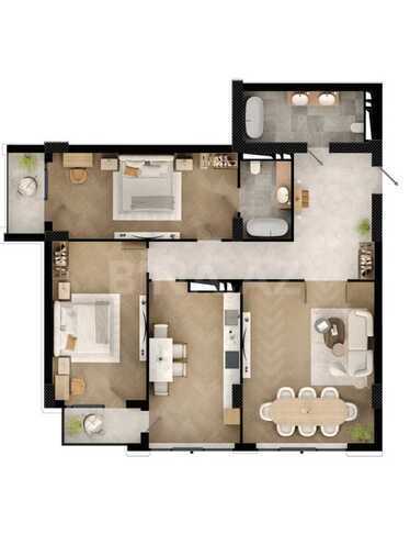 Satılır 3 otaqlı yeni tikili 146.4 m², Koroğlu m., photo 3 from 9