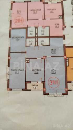 Satılır 2 otaqlı yeni tikili 95 m², Memar Əcəmi m., photo 3 from 23