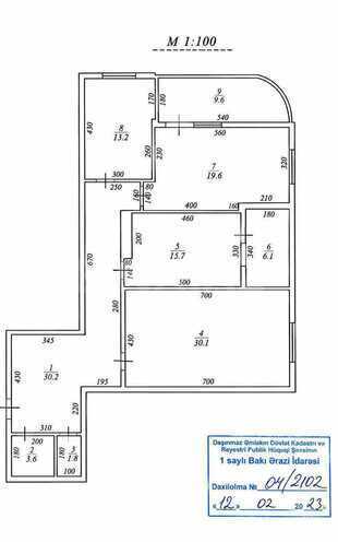 Satılır 3 otaqlı yeni tikili 130 m², Həzi Aslanov m., photo 3 from 9