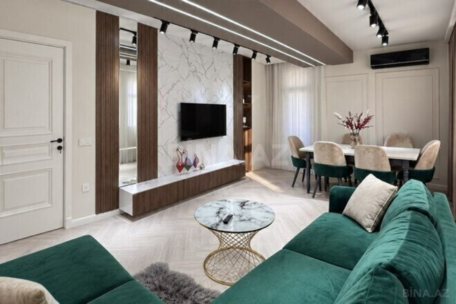 İcarəyə verilir 3 otaqlı yeni tikili 125 m², Nizami m., photo 1 from 17