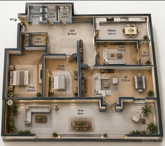 Продаётся 4-комн. новостройка 132 м², м. 28 мая, photo 4 from 17