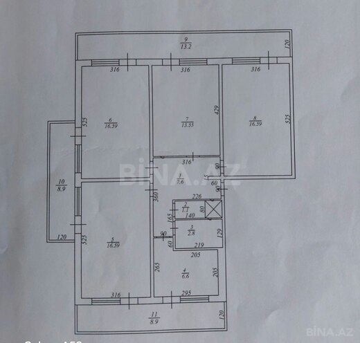 Satılır 4 otaqlı köhnə tikili 115 m², Şah İsmayıl Xətai m., photo 4 from 12
