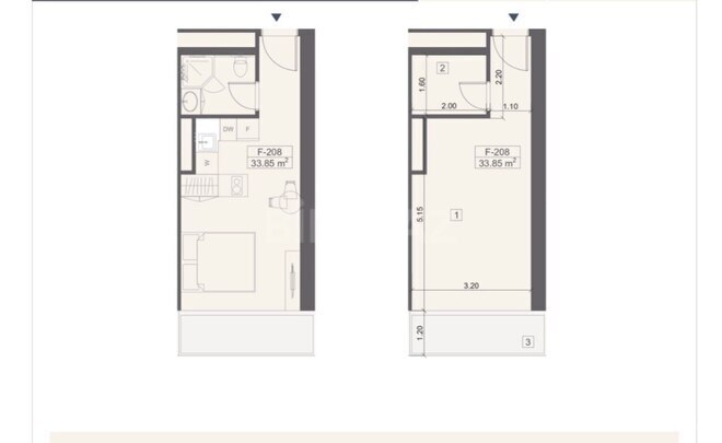 Satılır 1 otaqlı yeni tikili 34 m², Sea Breeze q., photo 9 from 10