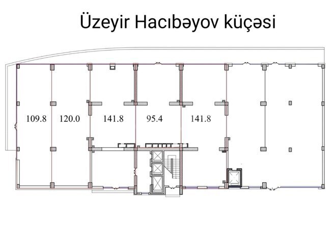 İcarəyə verilir  obyekt 109.8 m², 28 May m., photo 7 from 14