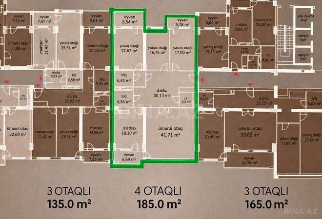 Satılır 4 otaqlı yeni tikili 185 m², Xətai r., photo 5 from 6