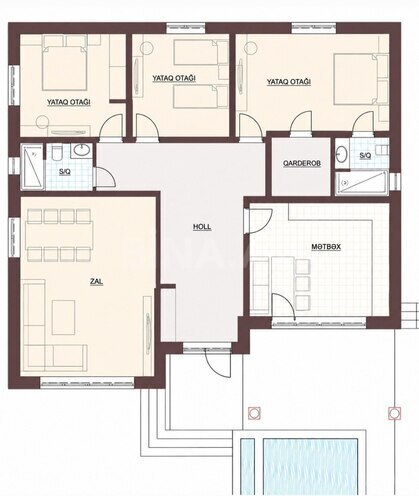 Satılır 4 otaqlı həyət evi/bağ evi 225 m², Şüvəlan q., photo 23 from 25