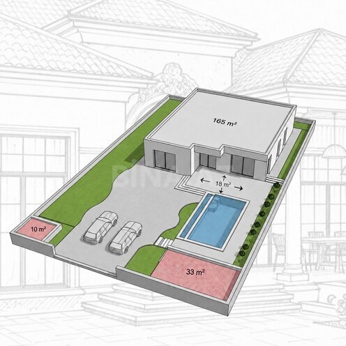 Satılır 4 otaqlı həyət evi/bağ evi 225 m², Şüvəlan q., photo 24 from 25