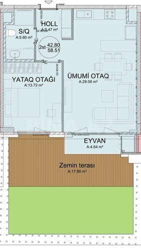 Продается 2-комн. новостройка 59 м², м. Бакмил, photo 5 from 22