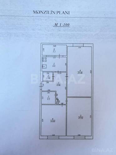 Satılır 3 otaqlı köhnə tikili 90 m², Nəsimi m., photo 26 from 27
