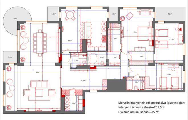 Продается 4-комн. новостройка 322 м², м. Элмляр Академиясы, photo 5 from 24