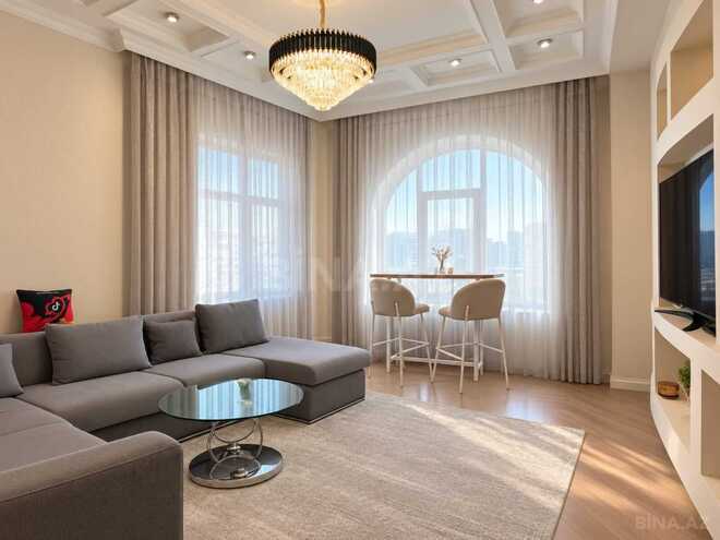 İcarəyə verilir 4 otaqlı yeni tikili 125 m², Ağ şəhər q., photo 1 from 14