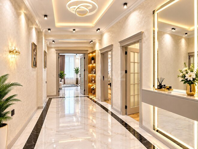 Satılır 3 otaqlı yeni tikili 128 m², Qara Qarayev m., photo 1 from 32