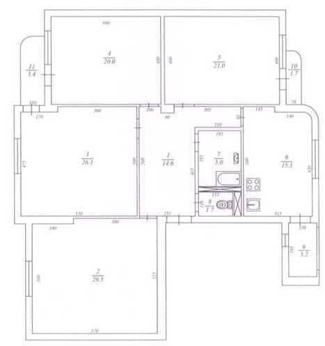 Продается 4-комн. новостройка 175 м², Наримановский  р., photo 11 from 12