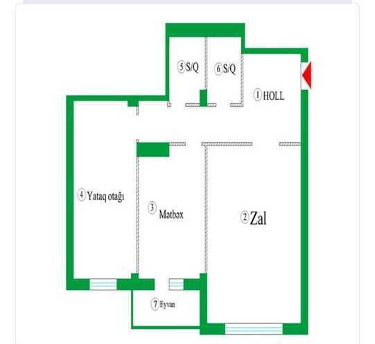 Satılır 2 otaqlı yeni tikili 114 m², 28 May m., photo 3 from 11